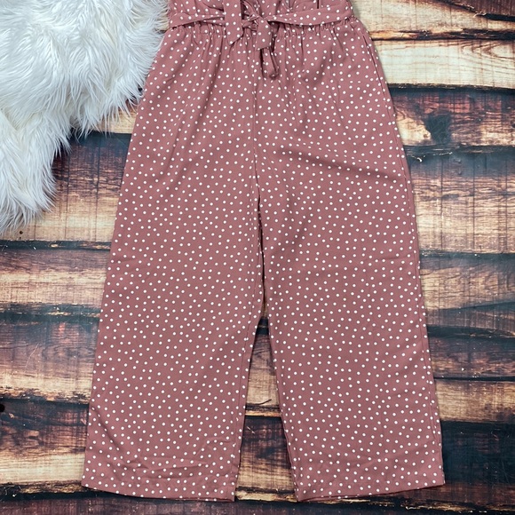 a new day Pink Mauve Polka Dot Jumpsuit - Picture 4 of 11